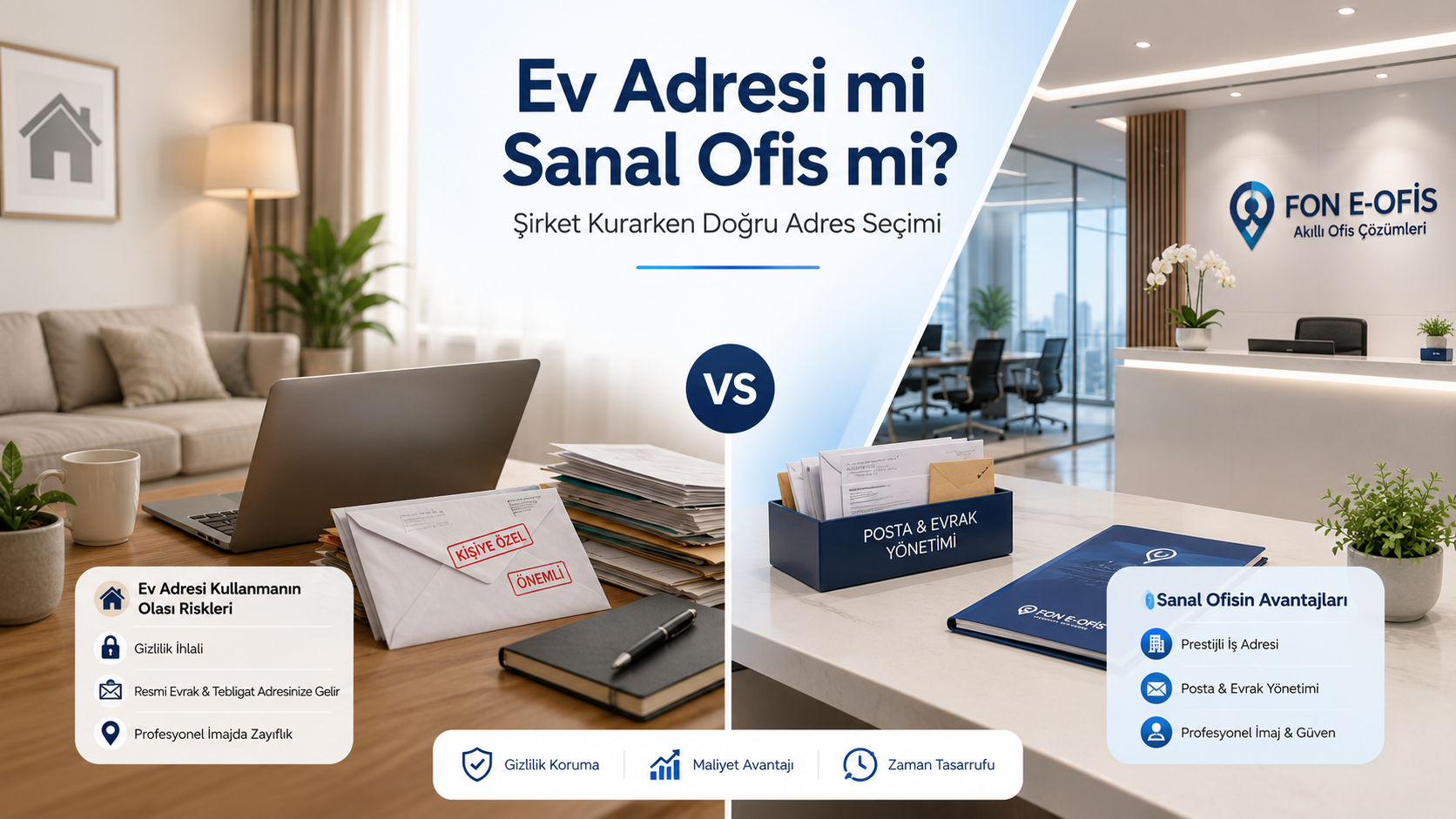 Ev adresi mi sanal ofis mi karşılaştırması